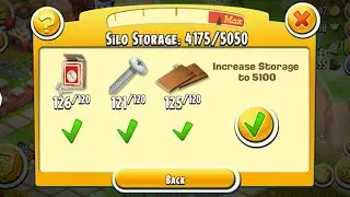 Hay Day | Level 135 | Increase Silo Storage to 5100 | Upgrade Spa to Level 30