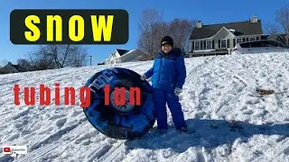 Snow tube fun 2020