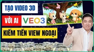 Tạo Video Hoạt H&igrave;nh 3D Kiếm Tiền View Ngoại Với AI Veo 3