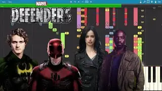IMPOSSIBLE REMIX - The Defenders Theme - Piano Cover