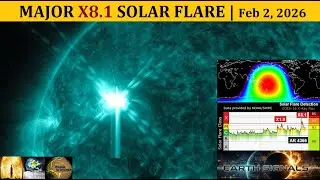IMPULSIVE X8.1 Solar Flare | Four X-Class Flares | February 1, 2026