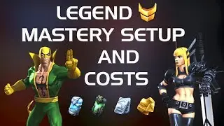Legend Mastery Setup and Costs | Marvel Contest of Champions
