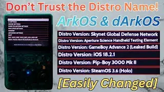 Изменение названия дистрибутива в ArkOS и dArkOS