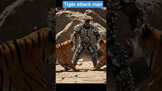 Tiger attack Man #shortsvideo #shorts #shortsfeed