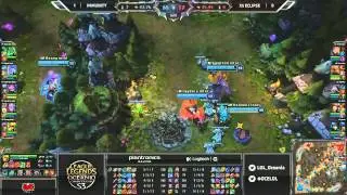LoL Oceanic S3 Championship - Semi Final - Team Immunity v Exile 5 Eclipse - Game 2