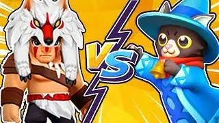 ARCHERO: Meowgik vs Helix | Is Meowgik STRONGER Than Helix?! | Best Hero
