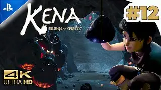 Kena Bridge of Spirits #12 - Nas Cavernas do cora&ccedil;&atilde;o da Vila | 4K 60FPS