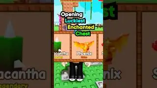 LUCKIEST Enchanted Chest in Grow a Garden ROBLOX #growagarden #roblox