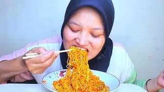 Mukbang indomie ala meldi🌶🥵