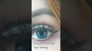 easy and Beautiful eyes makeup#makeup #beauty #makeuptutorial #eyemakeup #beauty  #makeupjunkie 😚😍😘💫