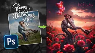 Valentine's Day Couple Concept -Photoshop Manipulation Tutorial