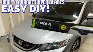 EASY DIY Windshield Wiper Blade Change (J Hook)