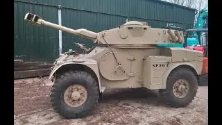 Panhard AML90 turret rotation after restoration of mechanism