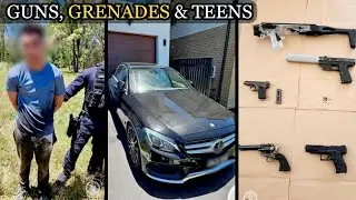 Sydney Crime Crackdown: 6 Arrested as Police Uncover Firearms, Grenades & Encrypted Devices