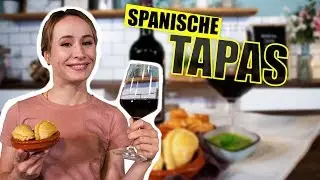 SPANISCHE TAPAS mit Freixenet Medera&ntilde;o I Empanadillas de at&uacute;n I Mojo verde I Pimientos de Padr&oacute;n