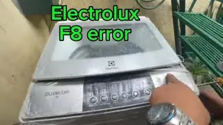 Electrolux automatic washing machine F8 error #washingmachinerepair 