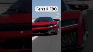 Ferrari F80 unleashed at Misano circuit!! #ferrarif80 #automobile #hypercar #ferraripassion #ferrari