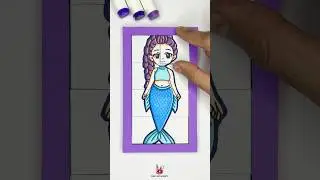 Kpop Demon Hunters Rumi Mermaid Beautiful Anime style Cardboard Puzzle 🫣✨ #art #drawing #artist