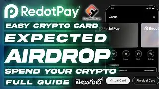 RedotPay Crypto Card, Spend Crypto in Real World 💰 Expected Airdrop  - Telugu