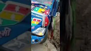 Nepali 🇳🇵 bravedrivers hard muddy offroad.      #nepal #offroad #bravedriver #beautifulnepal #viral