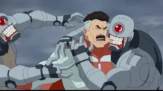 Omni man vs dead soldiers INVINCIBLE 1x7