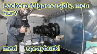 Lackering av fälgar med sprayburk - Steg för steg