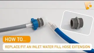 Need to join two fill hoses? How to Fit/Replace an Inlet Water Fill Hose Extension Piece Joint