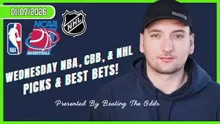 Wednesday NBA, College Basketball, and NHL Picks and Best Bets for 1/7/26!