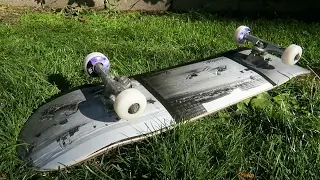 NEW SKATEBOARD SET UP! *Bluetile deck and Force wheels*