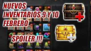 NUEVOS INVENTARIOS PARA FEBRERO  - INVENTARIOS 9 Y 10 EN RAKION -  Rakion Latino