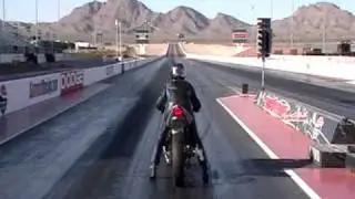 Dustin Janzen on turbo gsxr 1000 First pass