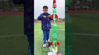 This rocket is quite handsome. Father and son's daily life science, never expected