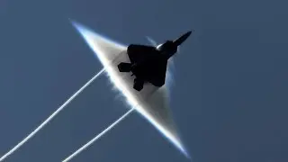 HIGH SPEED fighter jets WITH SONIC BOOM