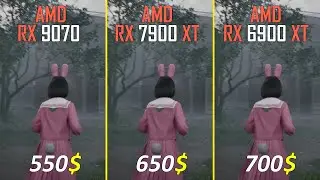 RX 9070 vs RX 7900 XT vs RX 6900 XT Test at 1440P and 4K