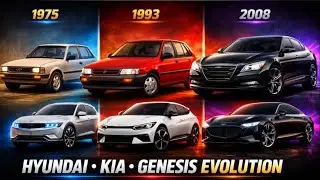 HYUNDAI &bull; KIA &bull; GENESIS EVOLUTION | Past vs Modern Cars 1975-2025 