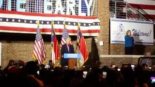 Deborah Ross & Bill Clinton At  Fay NC FSU!
