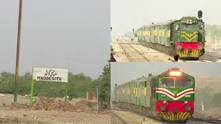 4 In 1 Railfanning at Machhi Goth Railways Station | Pakistan Railways