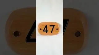 Upgrade Your Home's Look with a Custom House Number Plate - Shop Now! #shorts