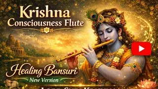 Krishna Consciousness Flute 🌼 | Healing Bansuri | New Version Lord Shri Krishna Flute Music 🪈