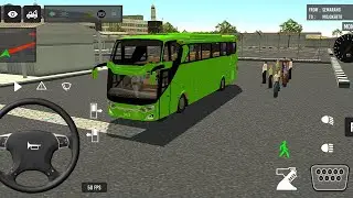 Indonesia Coach bus driving | Euro bus simulator 2025 Android gameplay #game 1