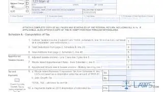Form RI 1120S Business Corporation Tax Return