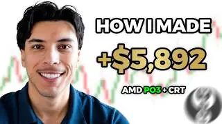 Live Day Trading Making $5,892 Using CRT + AMD PO3 (A+ GOLD SETUP)