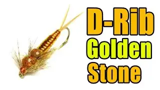 D-Rib Golden Stone Nymph Fly Tying - Carl Pennington Fly Pattern
