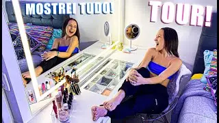 TOUR PELA  PENTEADEIRA | MOSTREI TODAS AS MINHAS MAQUIAGENS!