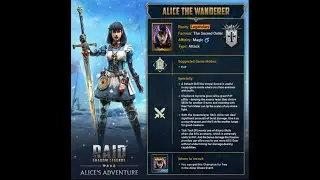 RAID: Shadow Legends | New Alice Adventure event | new update