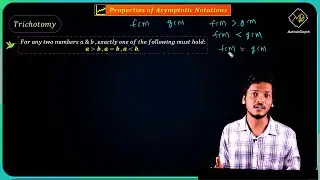 Trichotomy Property | Asymptotic Notations | Algorithm Analysis | Data Structures