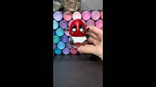Ghostpool 3d printed/painted! #deadpoolandwolverinemovie #deadpool #marvel #3dprintedmodels #3dprint