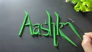Ashka | Satisfying Sand Art | Beautiful & Relaxing ASMR Writing #SandArtASMR #SatisfyingASMR