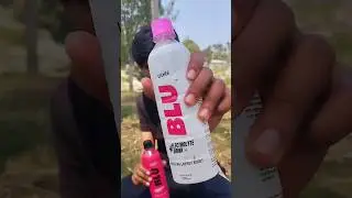 I tried Rafsan the chotovai electrolyte drink BLU 🍉 #drink #BLU #foodvlog