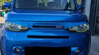 Making our first full fiberglass mold part for the bodykit on the nissan cube